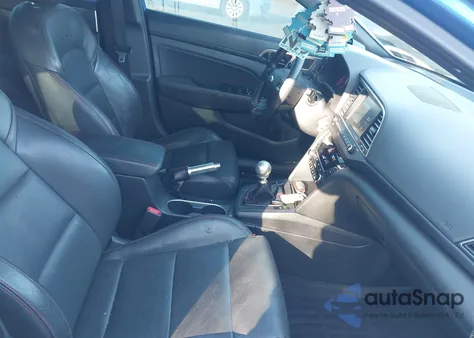 2017 Hyundai Elantra Sport from USA, damaged, VIN KMHD04LB0HU347382